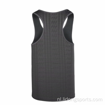 Sporttraining Fitness Ribbed Gym Tanktop Men